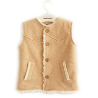 TOMI BABY 多米贝贝 有机棉羊羔绒宝宝马甲小背心