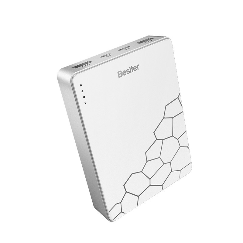 倍斯特双向快充充电宝10000毫安QC3.0可爱移动电源华为P9荣耀三星