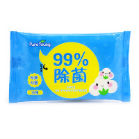 飘漾(Pureyoung)婴幼儿湿巾 10片便携装 99%除菌型