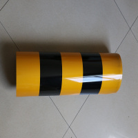 电杆防撞警示标志(黄黑) 采用优质铝基膜、彩钢板等 尺寸600*1200mm