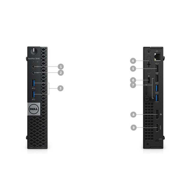 戴尔(Dell)OptiPlex3040商业台式电脑 19.5英寸显示器(I3-6100T 4G 500G )