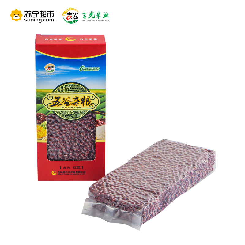 吉光 红小豆 500g/盒 东北红小豆 小粒红豆 赤小豆 吉光出品