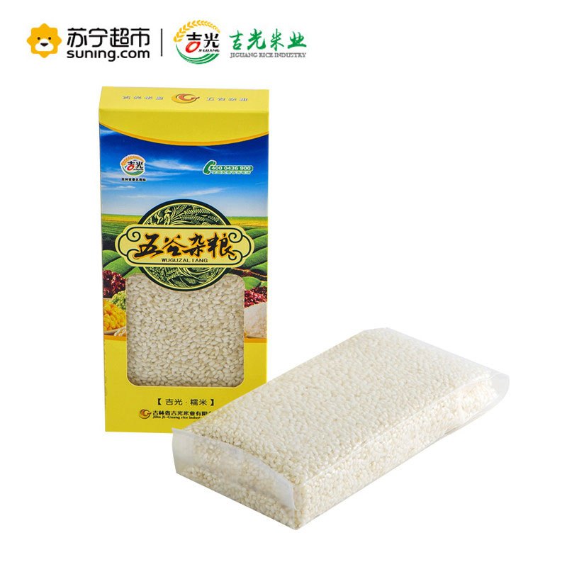 吉光 白糯米 450g/盒 东北糯米 白糯米 江米 吉光出品