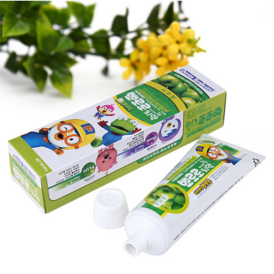韩国进口PORORO宝露露儿童牙膏90g*1(苹果味)