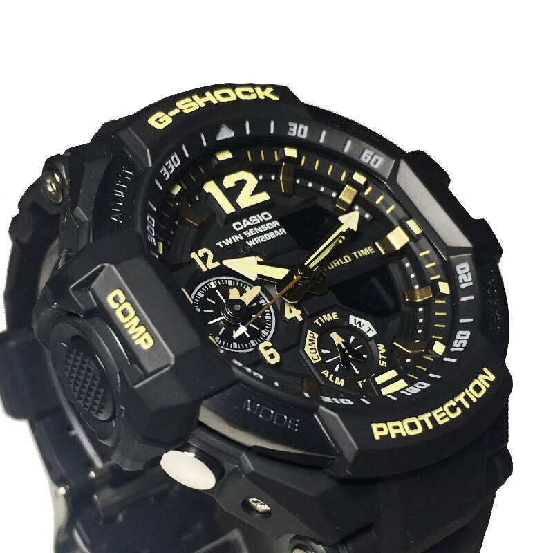 卡西欧(CASIO)G-SHOCK系列运动防水男士手表GA-1100GB-1A