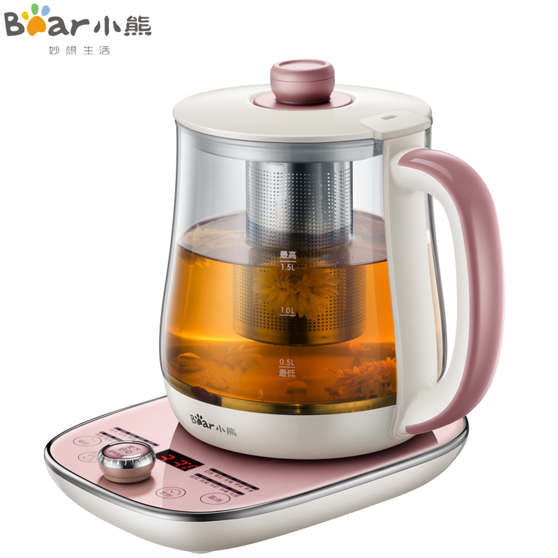 小熊(Bear)YSH-A15E1养生壶全自动加厚玻璃多功能烧水花茶壶煮茶器