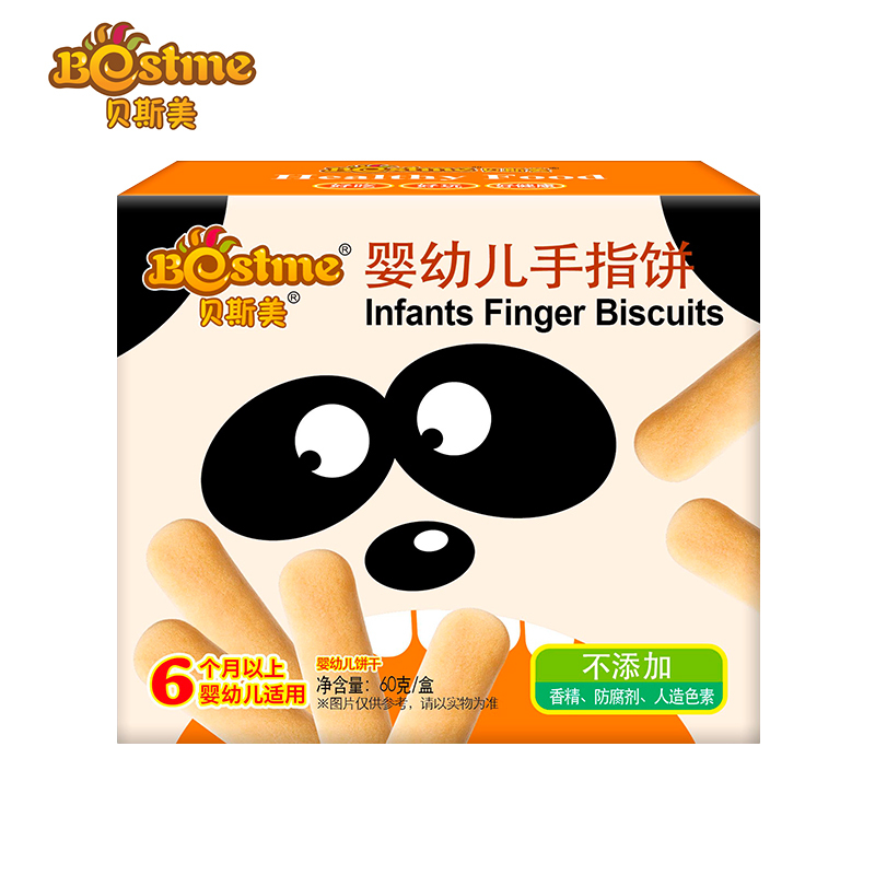 贝斯美(bestme)婴幼儿手指饼60g/盒