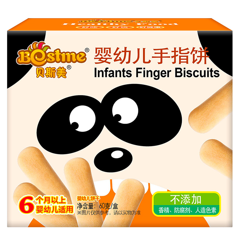 贝斯美(bestme)婴幼儿手指饼60g/盒