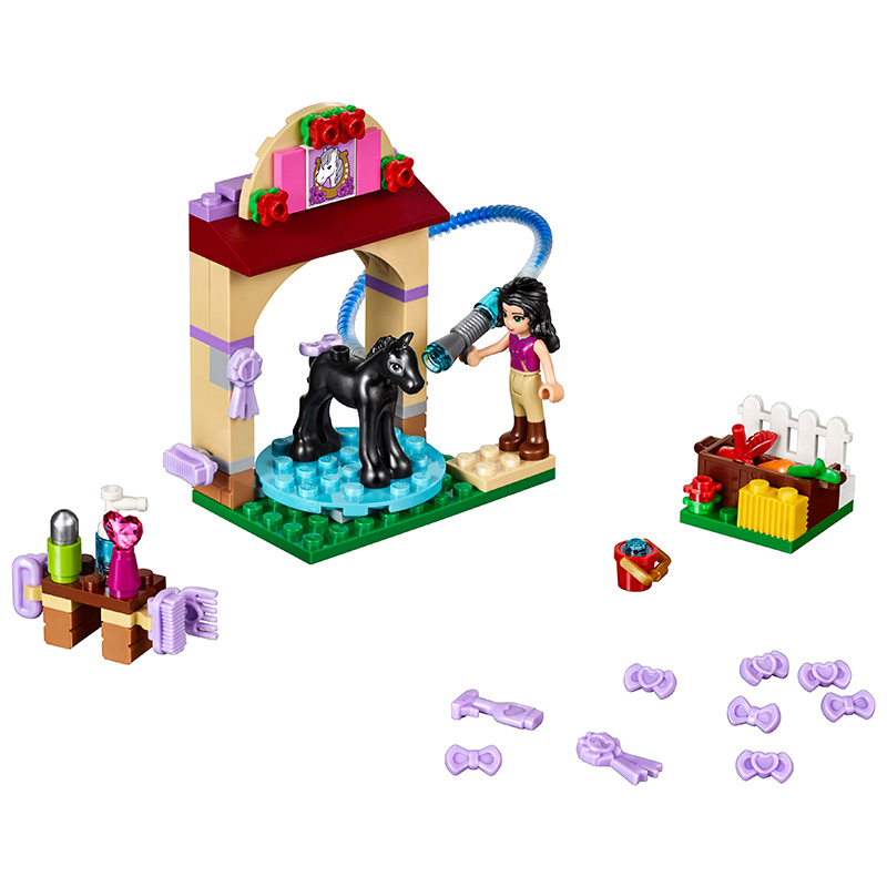 LEGO乐高 LEGO Friends -好朋友系列 -小马淋浴房41123 塑料玩具 6-14岁 50-100块