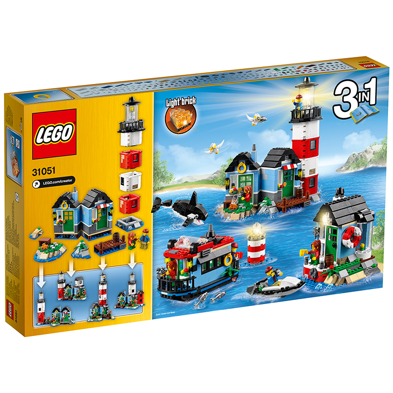 LEGO 乐高 创意百变灯塔小屋31051 塑料玩具 200块以上 10岁以上