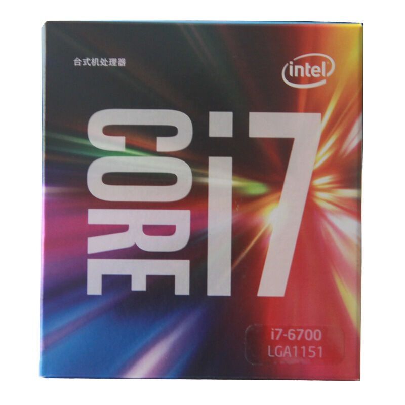 Intel/英特尔酷睿四核 i7-6700 1151接口 3.4GHz 盒装CPU处理器