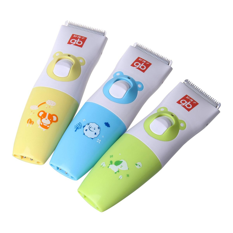 理发器 婴儿儿童防水充电型宝宝理发器(粉黄)C811102