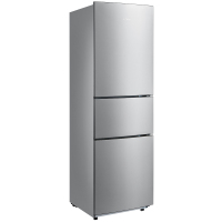 美的(Midea)BCD-219TM 219升 节能静音 分类保鲜 租房办公三门式直冷电冰箱家用冰箱