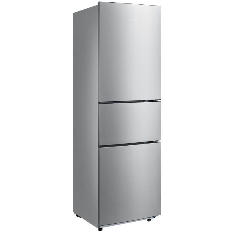 美的(Midea)BCD-219TM 219升 节能静音 分类保鲜 租房办公三门式直冷电冰箱家用冰箱图片