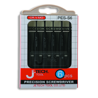 捷科 6件套塑胶柄精密批套装