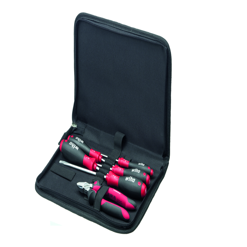 威汉 双色软柄一字/十字螺丝起子装 6件 33971