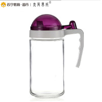 克芮思托 鲜宝油壶580ml 耐热玻璃油壶酱油醋瓶调和油色拉油瓶麻油香油防漏油壶