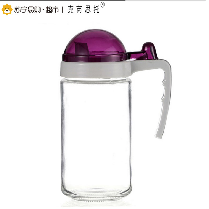 克芮思托 鲜宝油壶580ml 耐热玻璃油壶酱油醋瓶调和油色拉油瓶麻油香油防漏油壶