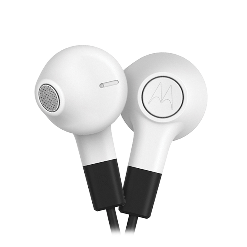 摩托罗拉(Motorola)earbuds 入耳式运动手机耳机 黑色
