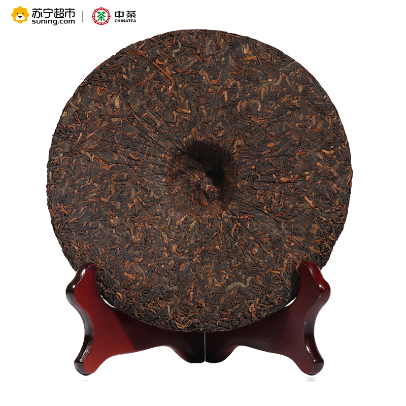 中茶牌 2016年 中茶红韵春芽 普洱茶 熟茶 357克/饼 中粮出品