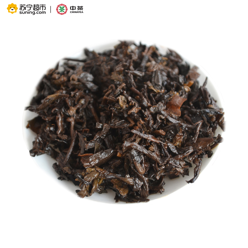 中茶牌 2016年 中茶红韵春芽 普洱茶 熟茶 357克/饼 中粮出品