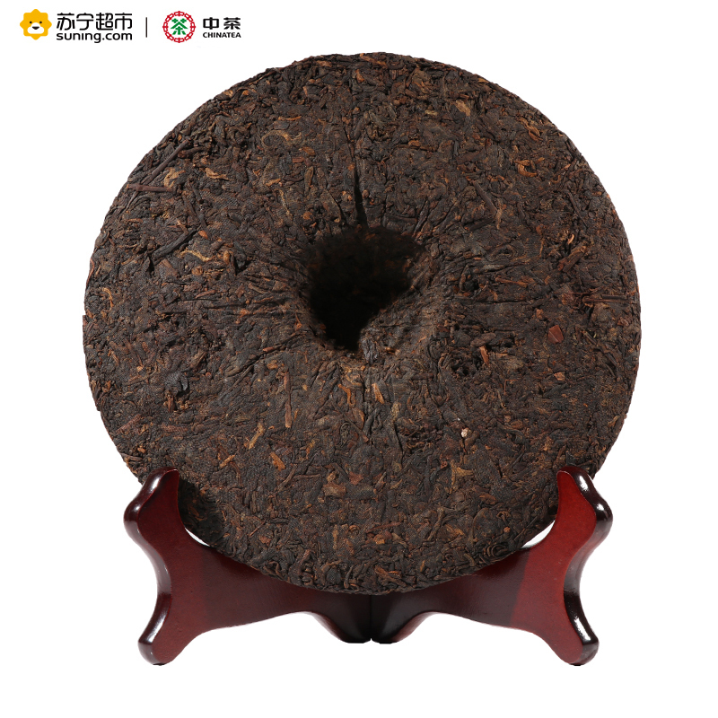 中茶牌圆茶 2016年 经典回归 十年陈化精制普洱茶 熟茶 380克 中粮出品