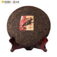 中茶牌 2016年 中茶茗山 景迈熟茶 云南普洱茶 357克/饼 中粮出品