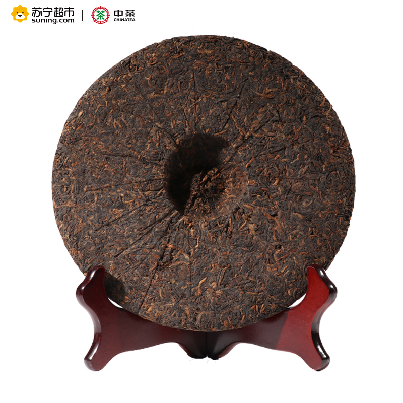 中茶牌 2016年 中茶茗山 景迈熟茶 云南普洱茶 357克/饼 中粮出品