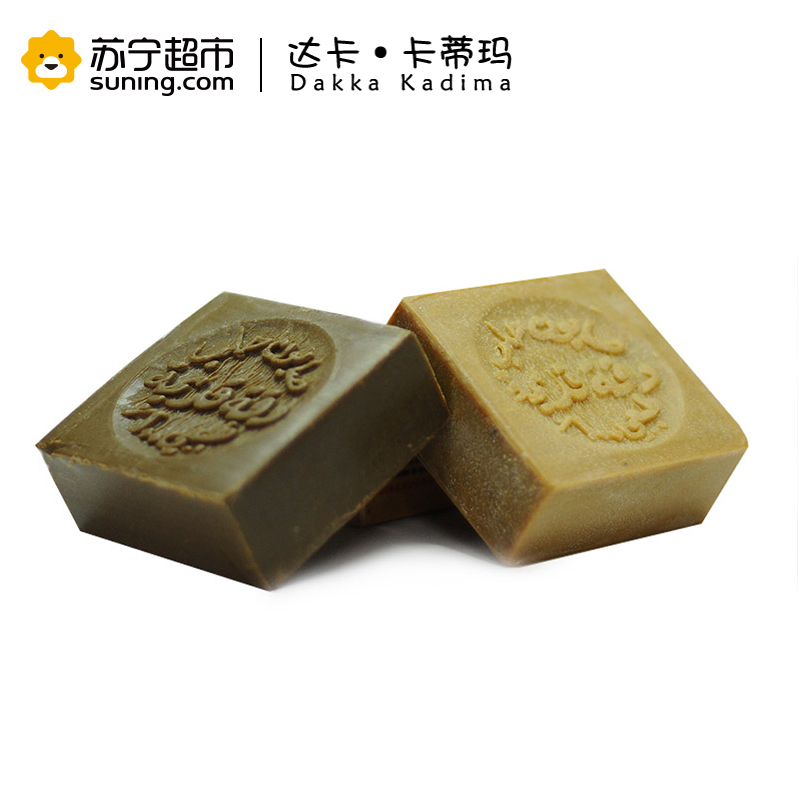 天然橄榄洗发沐浴皂 DAKKA KADIMA 叙利亚进口手工皂 嫩肤 改善干枯发质 120克×2
