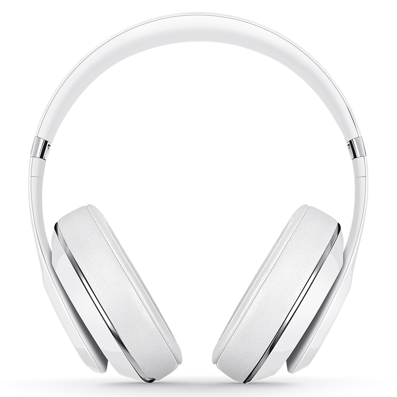 BEATS Studio Wireless 录音师二代2.0新款 头戴式降噪耳机 无线蓝牙耳机 (带麦) 炫白色