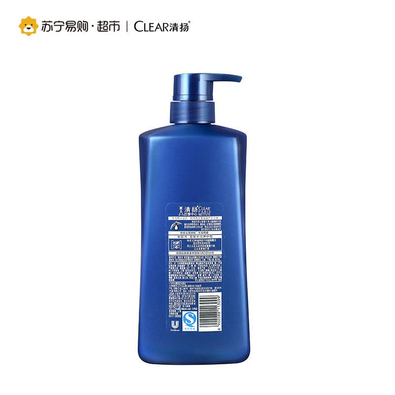 清扬男士去屑洗发露多效水润养护型蓝瓶750ml*6图片