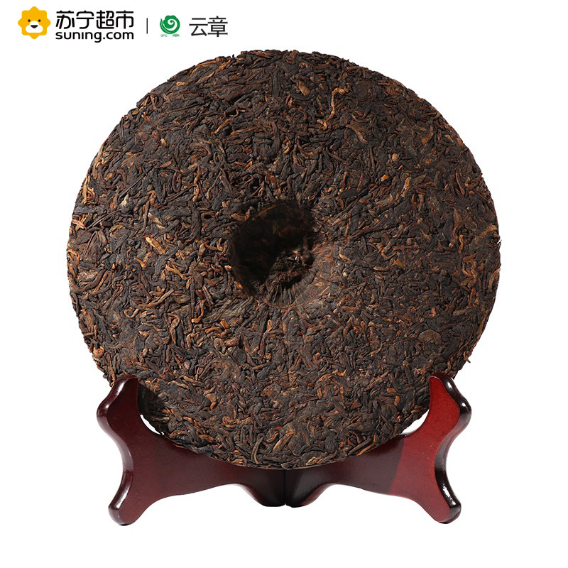云章茶业 2014年 岁月陈香 云南普洱茶 熟茶 357克/饼 勐库大雪山