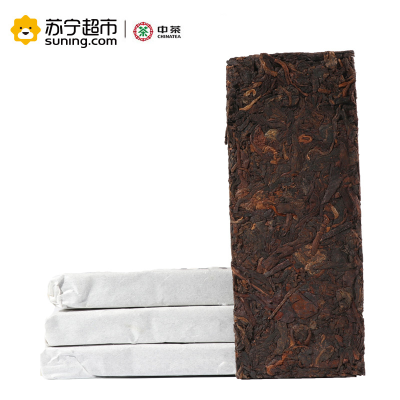 中茶牌普洱茶砖 2014年 君印 柒伍捌壹 7581 云南普洱茶 熟茶 200克/盒 中粮出品