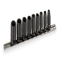 PROTO 9件套10MM系列英制6角冲击套筒组套 J72102