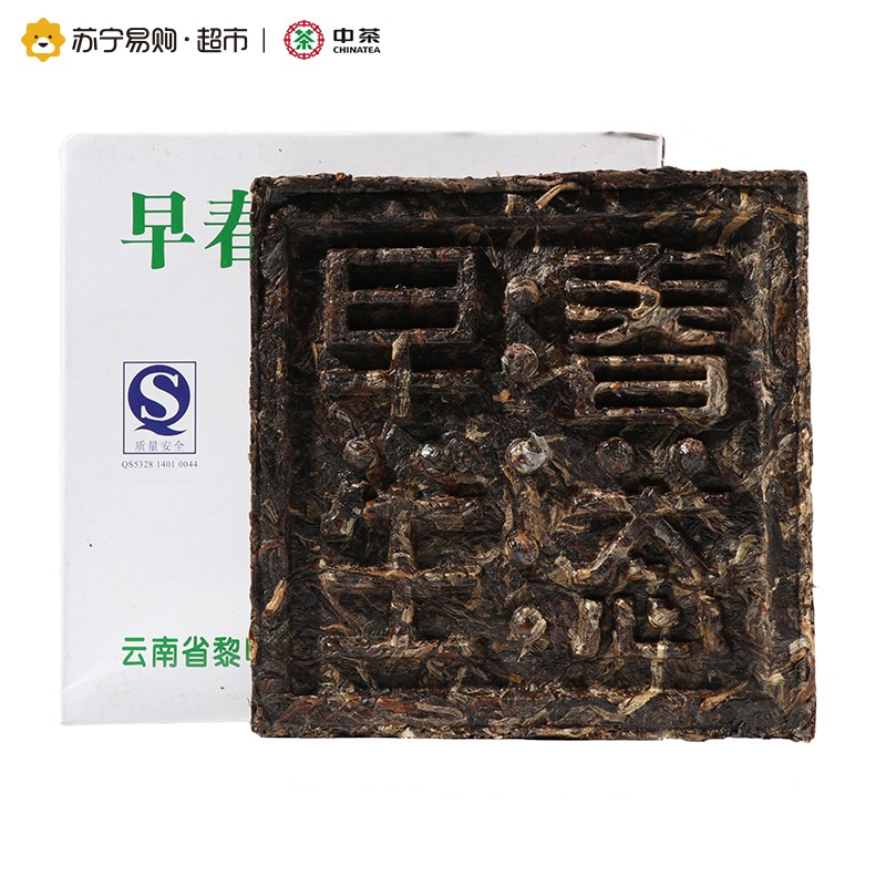 八角亭 2007年 早春生态方茶 生茶 100克/砖 云南普洱砖茶 黎明茶厂