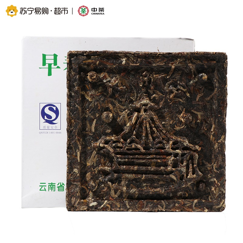 八角亭 2007年 早春生态方茶 生茶 100克/砖 云南普洱砖茶 黎明茶厂