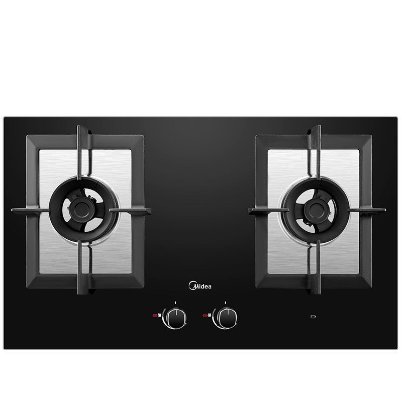 美的(Midea)嵌入式燃气灶JZT-Q780B黑晶钢化玻璃面板 天然气