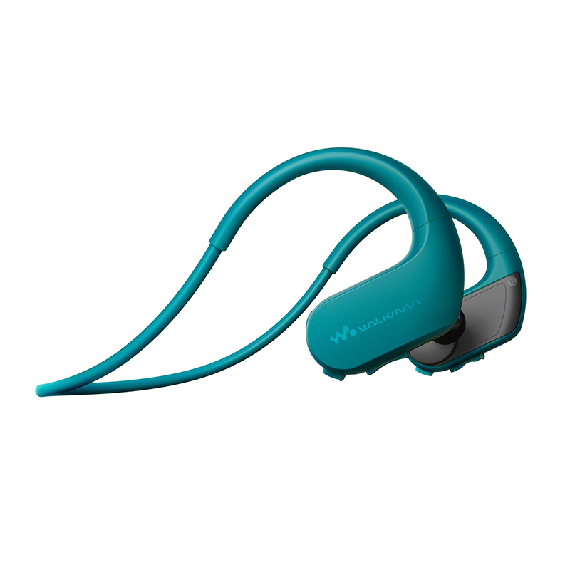 索尼(SONY) NW-WS414 运动型耳机一体式防水MP3 音乐播放器 蓝色