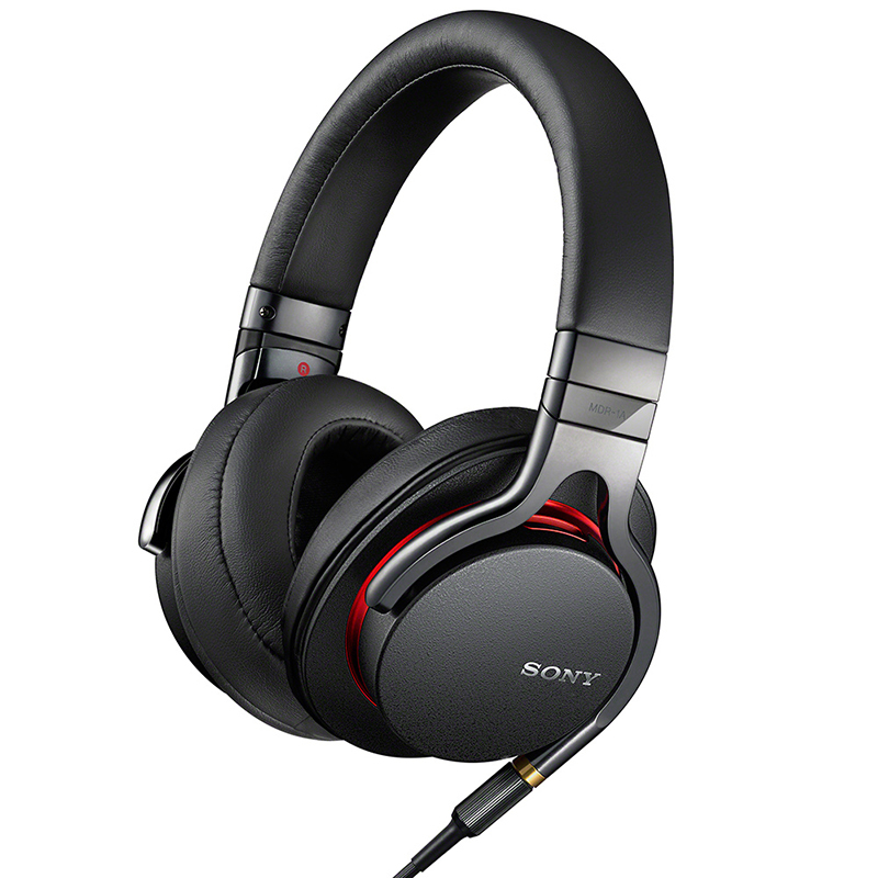 索尼(SONY) 头戴式耳机MDR-1A 高解析度立体声 黑色