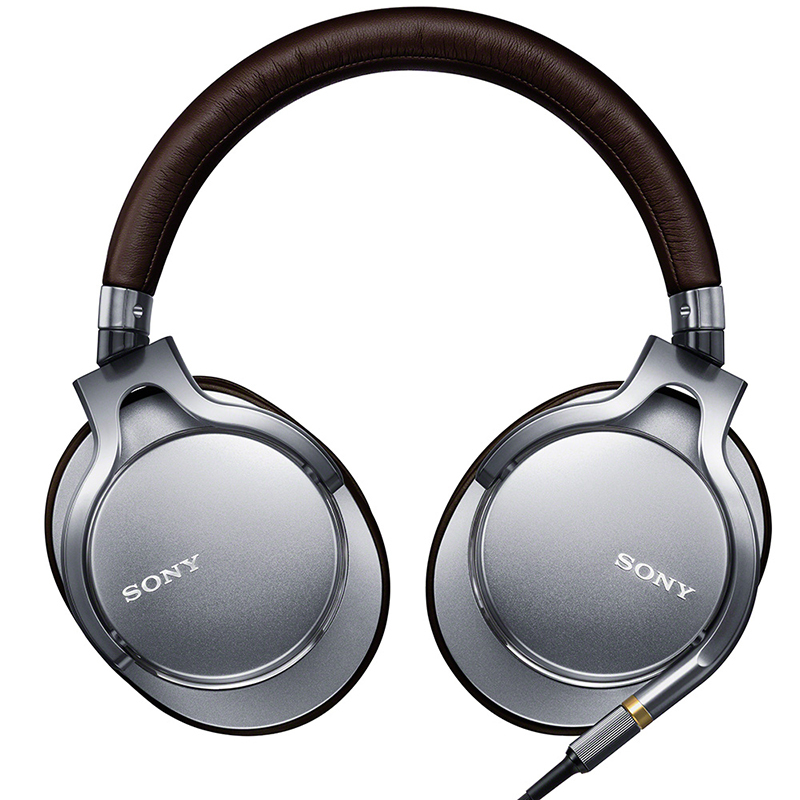 索尼(SONY) 头戴式耳机MDR-1A 高解析度立体声 银色