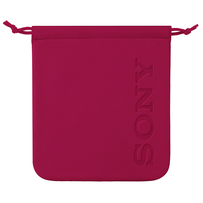 索尼(SONY) 立体声耳机MDR-100AAP 可折叠头戴式麦克风耳机 波多尔红