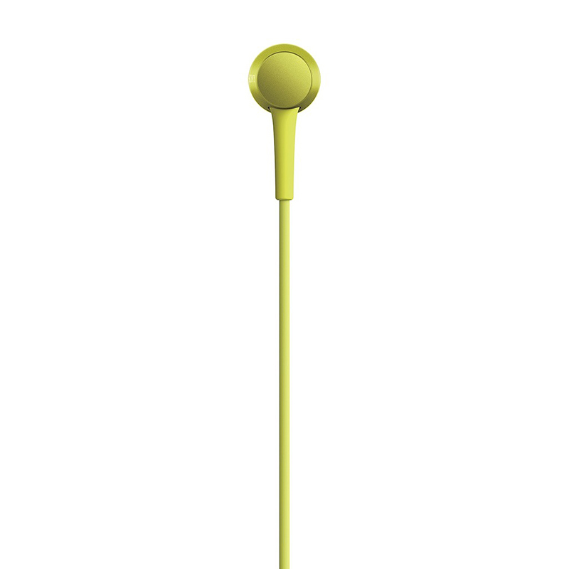 索尼(SONY) 立体声耳机MDR-EX750AP 小巧轻便 智能手机免提通话与线控 防缠绕耳机 (柠檬黄)