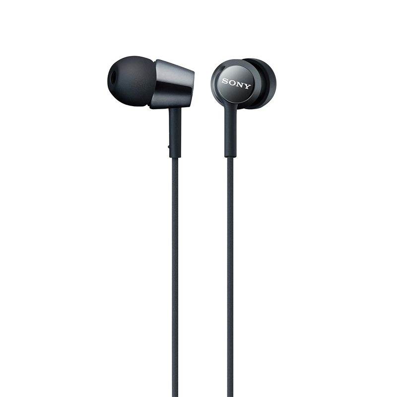 索尼 (SONY) MDR-EX150AP 入耳式耳机重低音立体声手机通话带麦 黑色