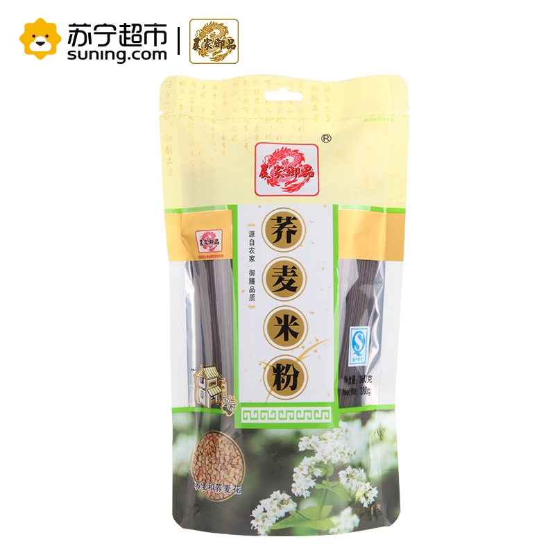 农家御品米粉 荞麦米粉 380g/袋 米粉杂粮粉 干米粉米线 螺蛳粉 非有机 袋装 农家御品出品