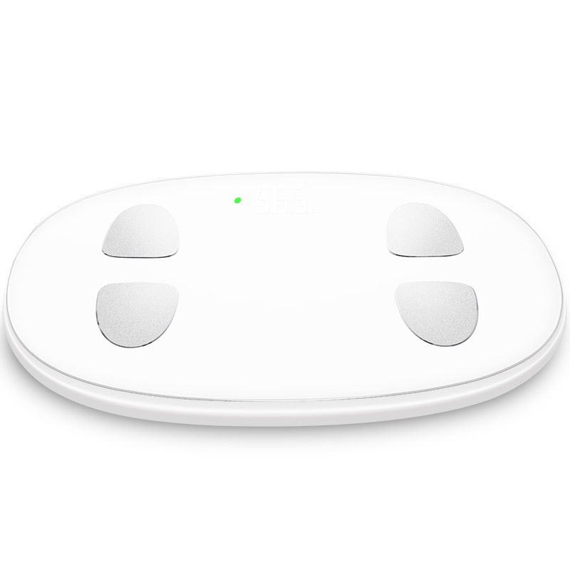 乐心(LIFESENSE) 智能体脂秤脂肪秤 精准家用测体重秤 人体健康电子秤 体重仪S5-白色 追踪器
