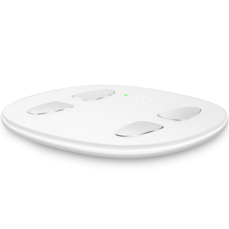 乐心(LIFESENSE) 智能体脂秤脂肪秤 精准家用测体重秤 人体健康电子秤 体重仪S5-白色 追踪器