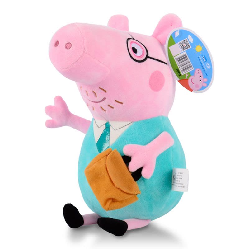 小猪佩奇Peppa Pig毛绒玩具-猪爸 30cm图片
