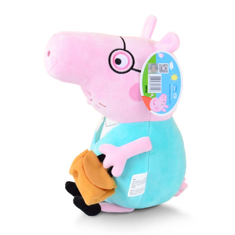 小猪佩奇Peppa Pig毛绒玩具-猪爸 30cm图片