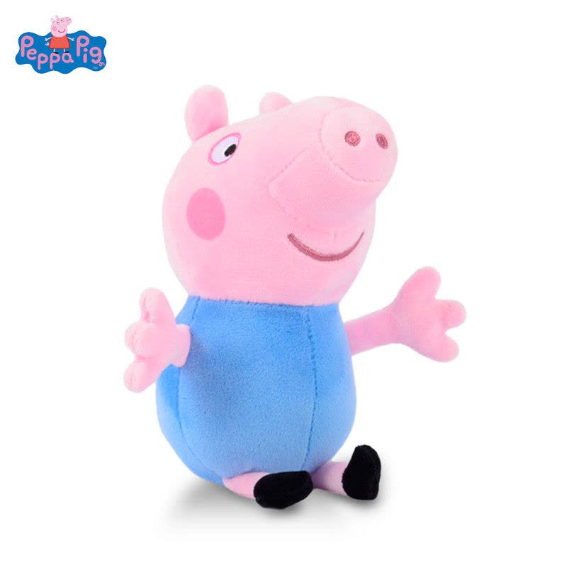 小猪佩奇Peppa Pig毛绒玩具乔治无配件19cm 动漫玩具图片