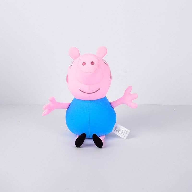 小猪佩奇Peppa Pig毛绒玩具乔治无配件19cm 动漫玩具图片